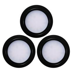 Indux Luma Conjunto de 3 spots LED para cozinha pequena com driver LED Preto 1208972324