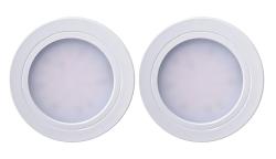 Indux Luma Conjunto de 2 spots LED para cozinha pequena embutida com driver LED Branco 1208972375