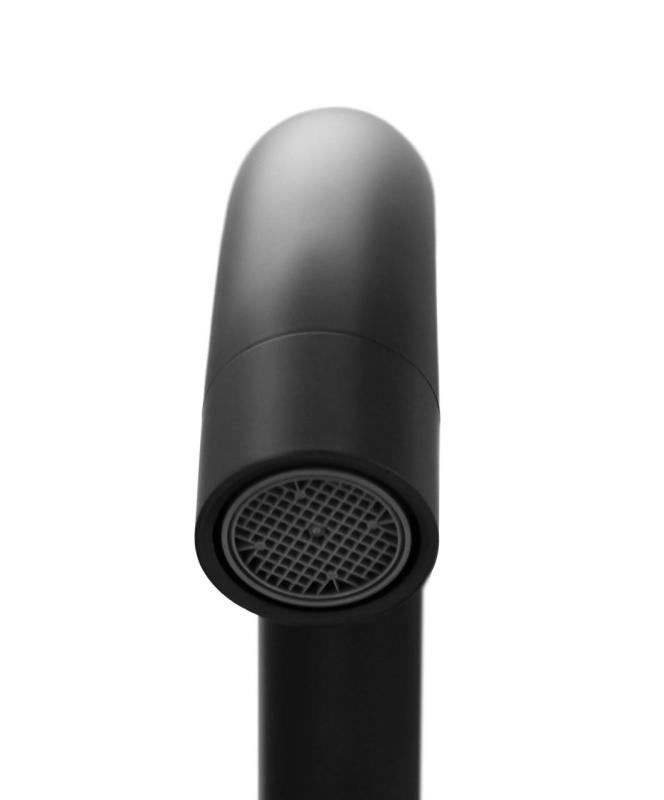 Aquanello Casa Torneira de cozinha preta com alavanca superior BL-1202-CS