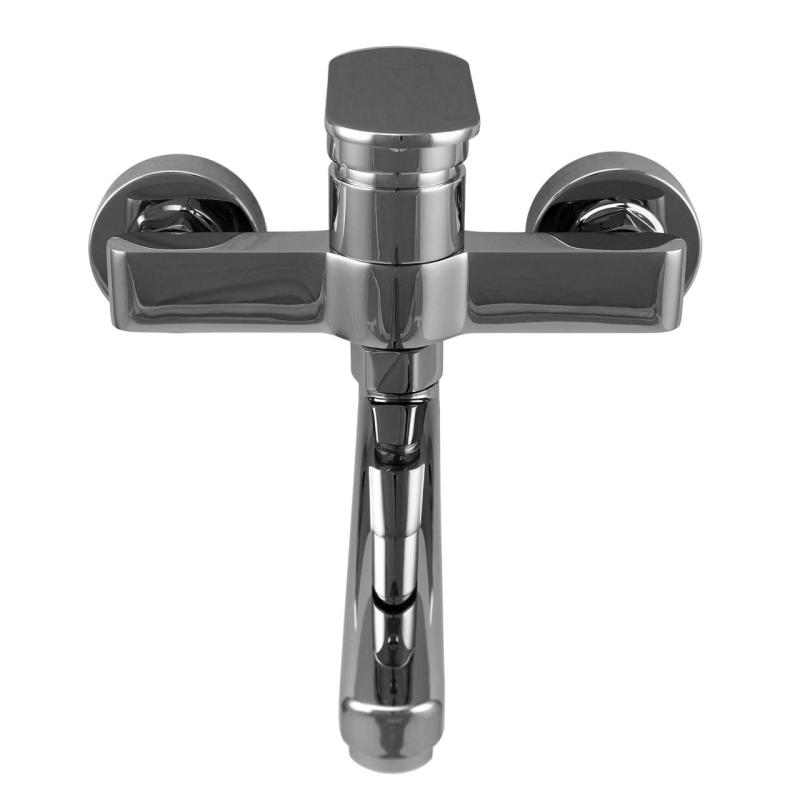 Aquanello Casa Torneira monocomando para cozinha, cromada, com bico de 15 cm CR-1415-CS