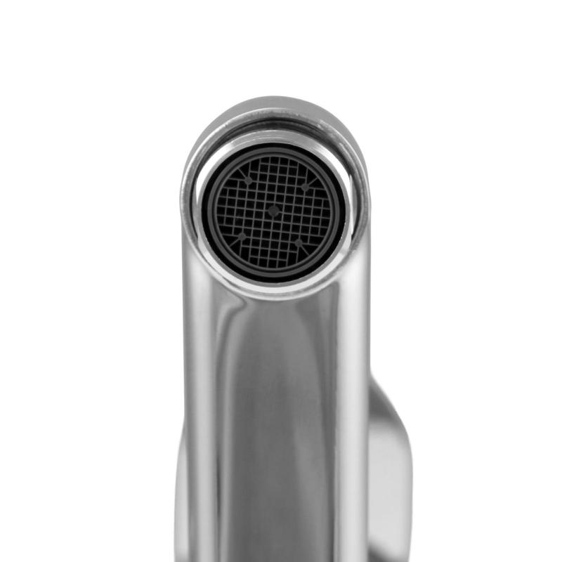 Aquanello Casa Torneira de cozinha de um cabo cromada com bico de 25 cm CR-1425-CS