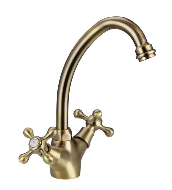 Aquanello Heritage Ascot Torneira de cozinha clássica nostálgica em bronze BN-4004-HA