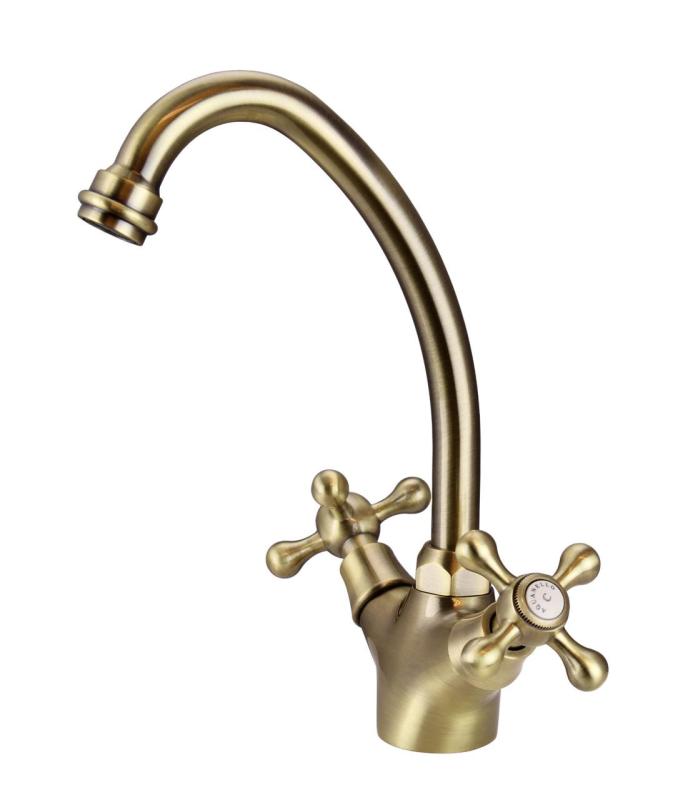 Aquanello Heritage Ascot Torneira de cozinha clássica nostálgica em bronze BN-4004-HA