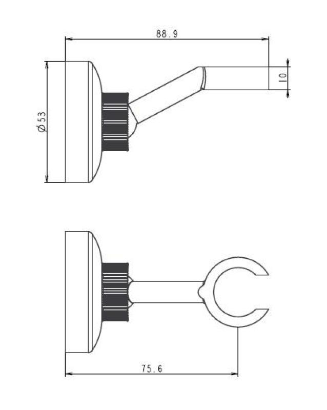 Aquanello Heritage Collection Suporte clássico para chuveiro de mão cromado CR-9003-HC