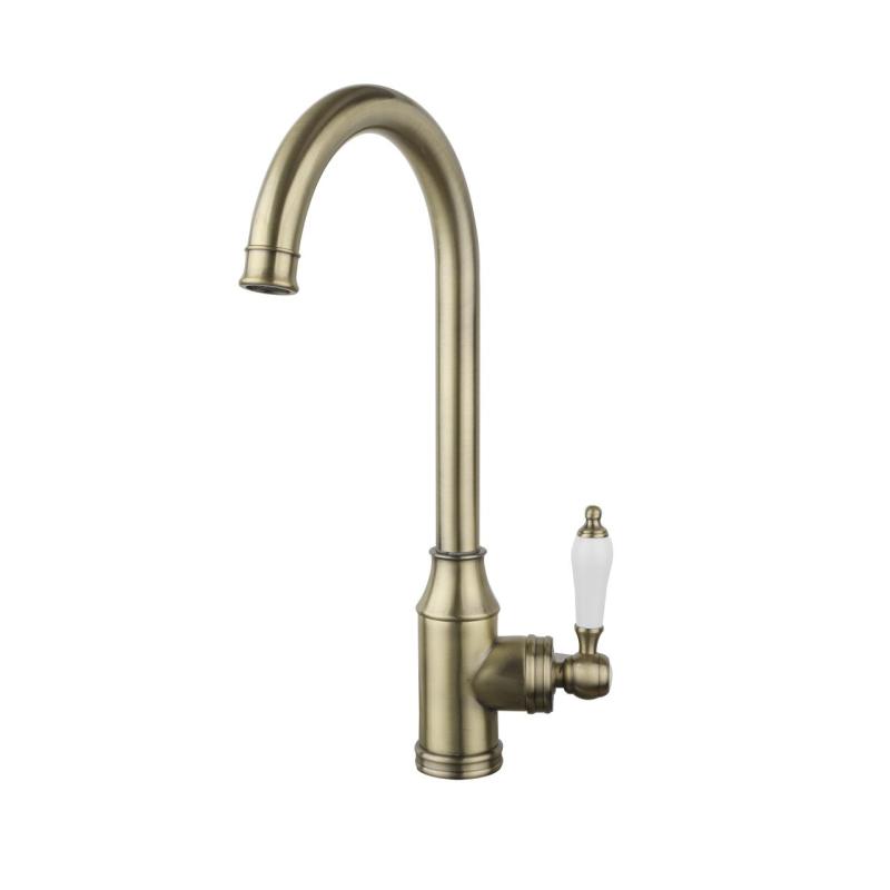Aquanello Heritage Manor Torneira de cozinha clássica e nostálgica em bronze BN-9001-HM