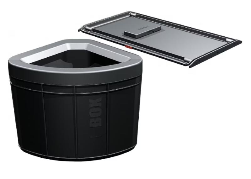 Franke Sorter Solo 60 sistema de lixo giratório na porta com balde de lixo de 40 litros e filtro de carvão 1210307572