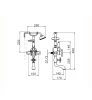 Huber Victorian Thermostatische Badkraan met Douchegarnituur Chroom 198.VT01H.CR