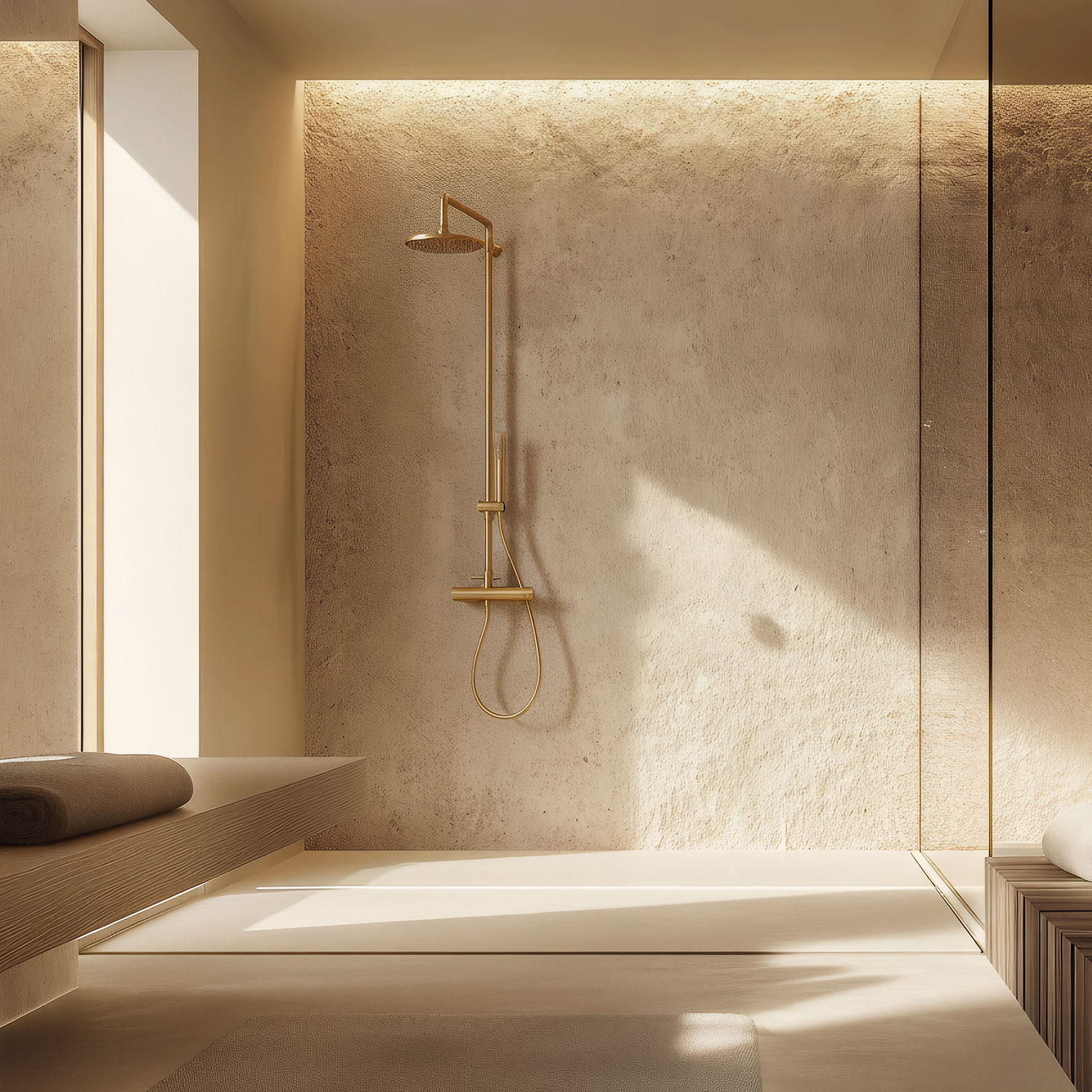 Bronze & Gold Bathroom Showers: Os principais metalizados de 2026