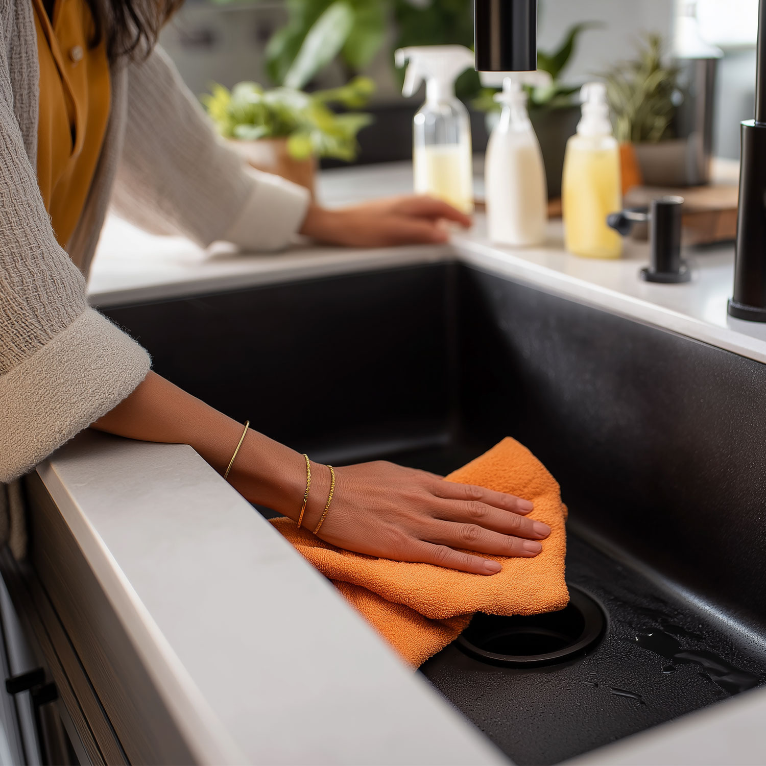 Como Limpar um Lavatório Preto?